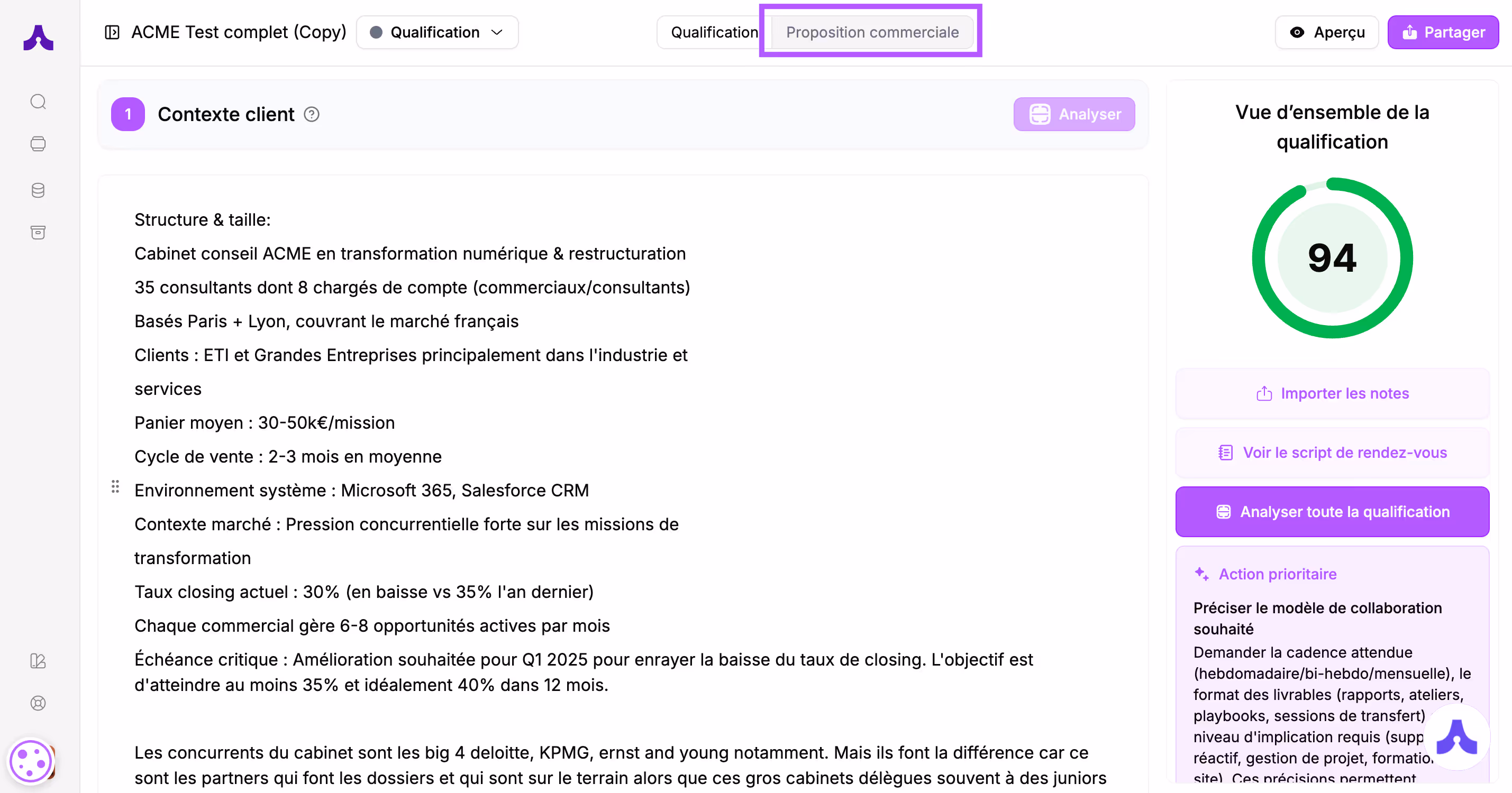 sales proposal button