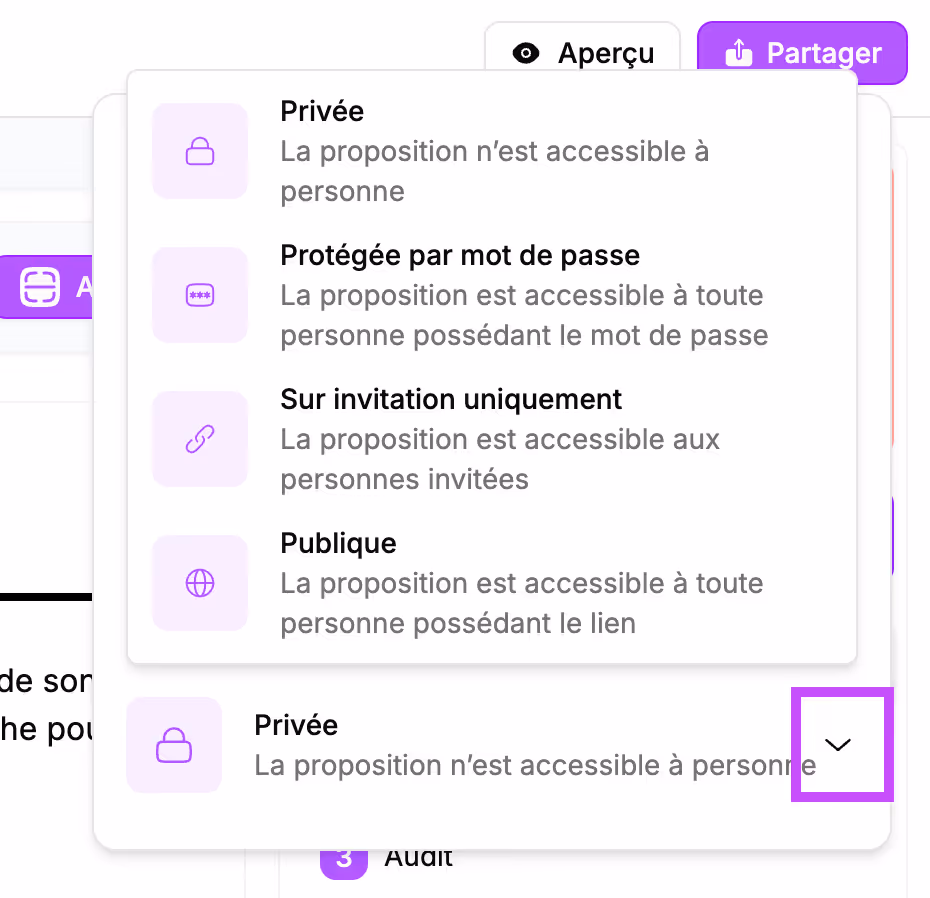 choose the sharing mode