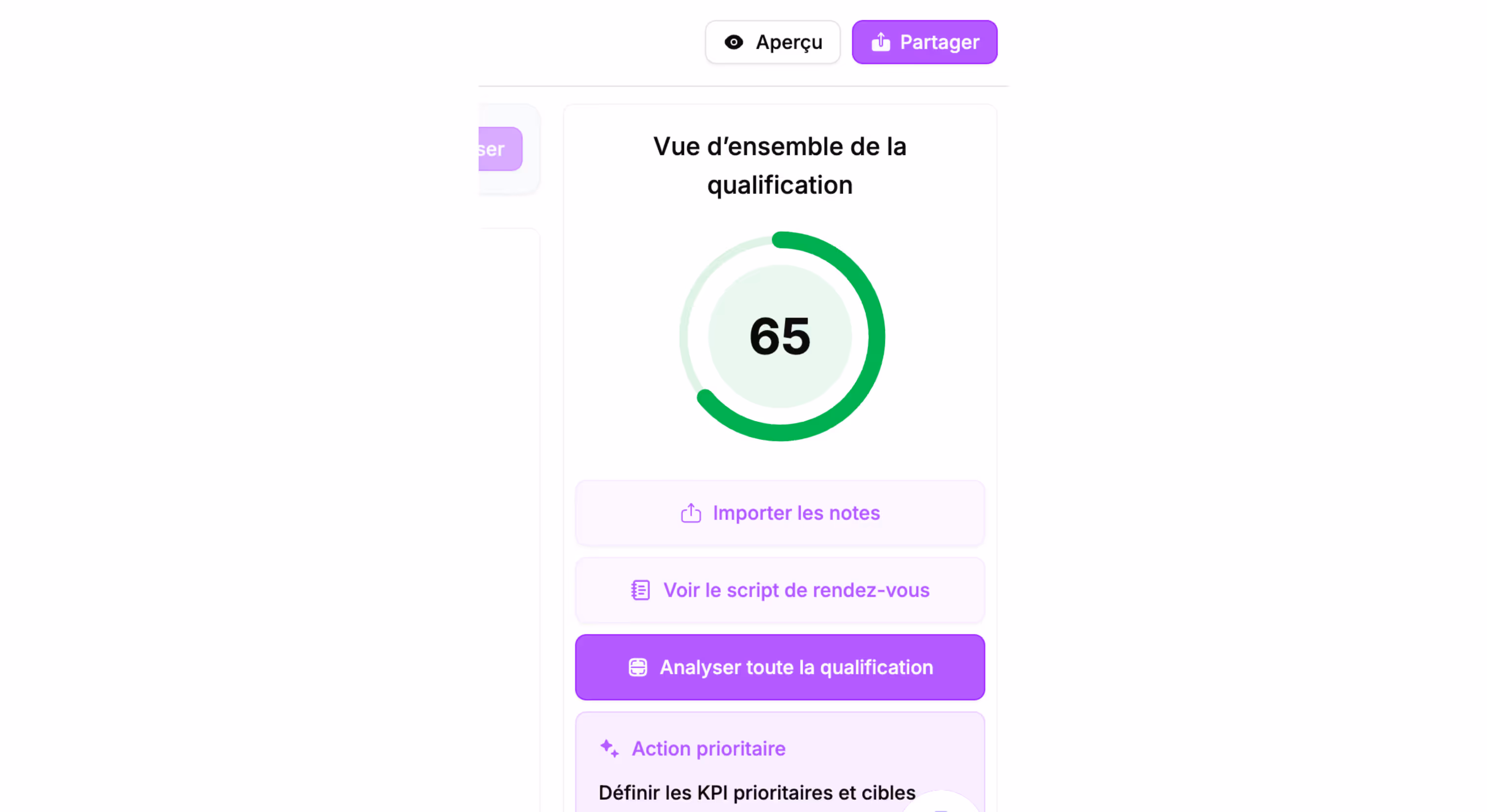 qualification score cuevr