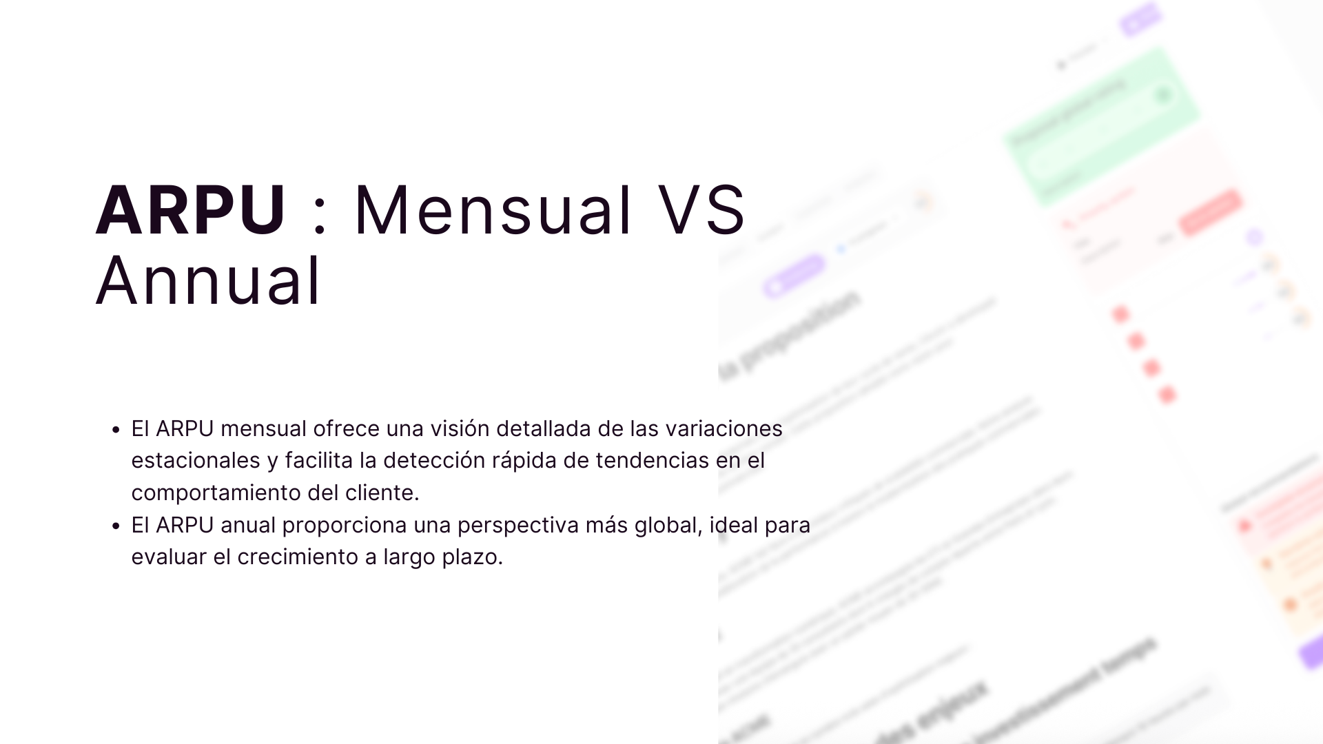 Mensual vs annual