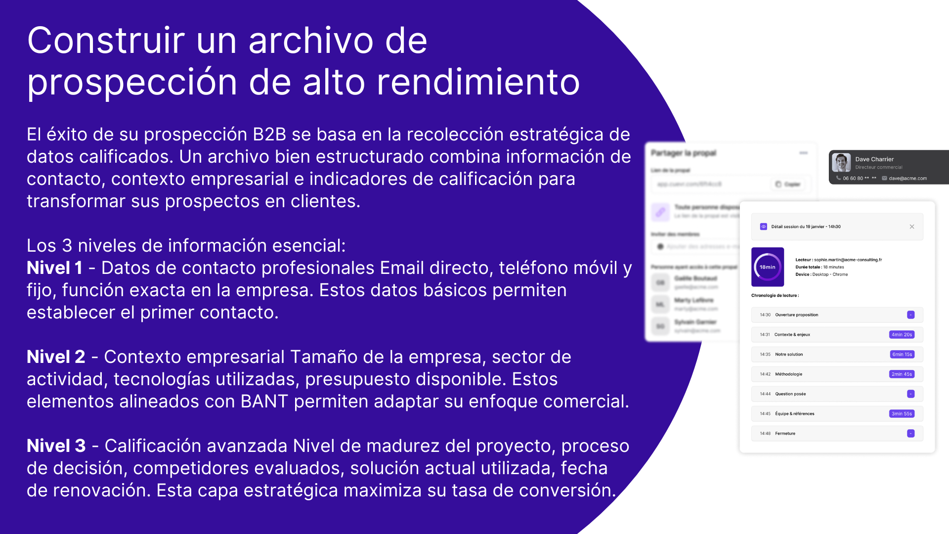 Construir un archivo de prospeccion de alto rendimiento