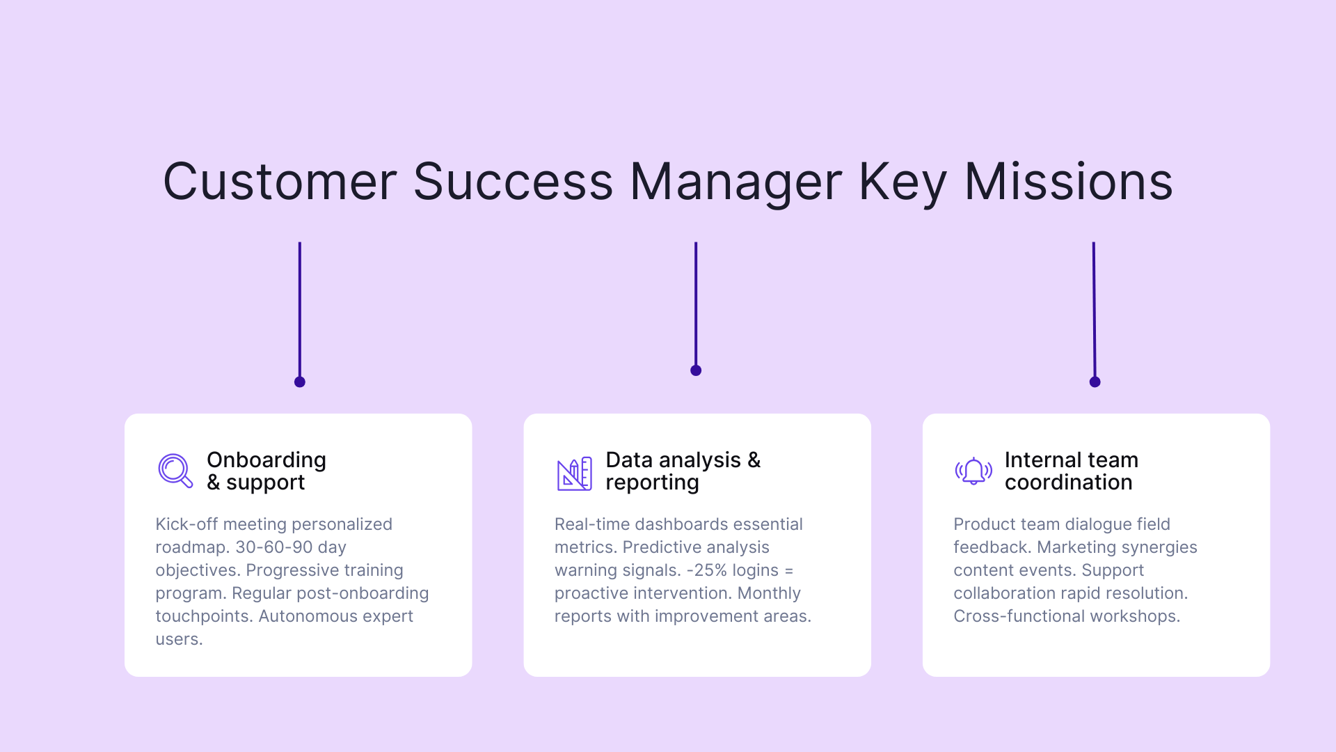 Customer success manager key missions