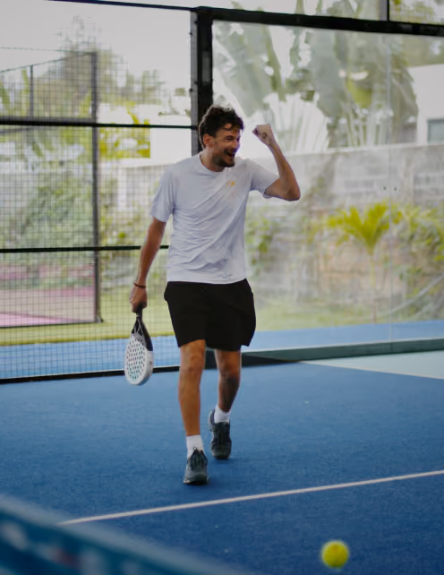 Florent Prelot on court