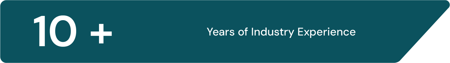 Eris company metric showing over 10 years of industry experience.
