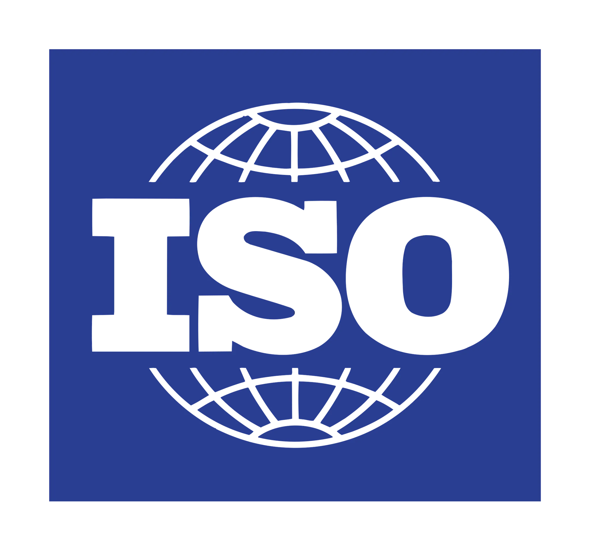 ISO Logo in Blau