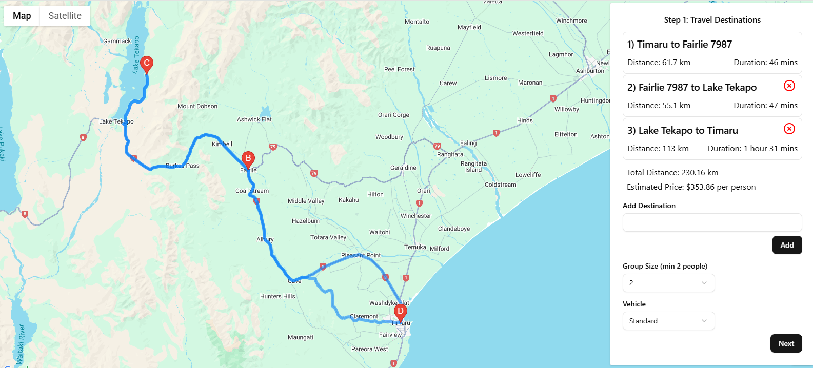 image of route planner
