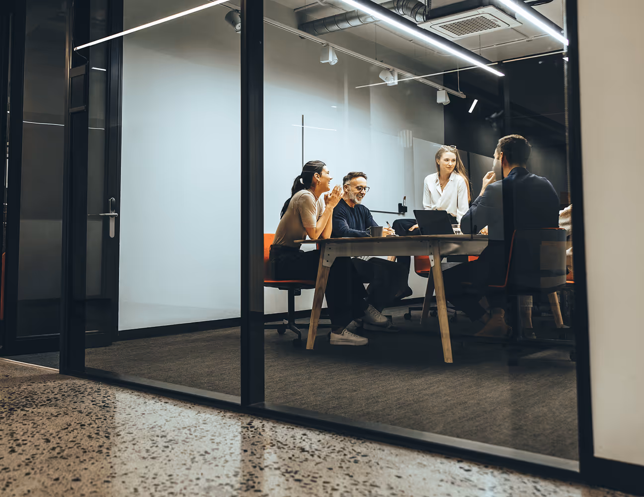 Team of marketing experts collaborating on strategy and campaigns