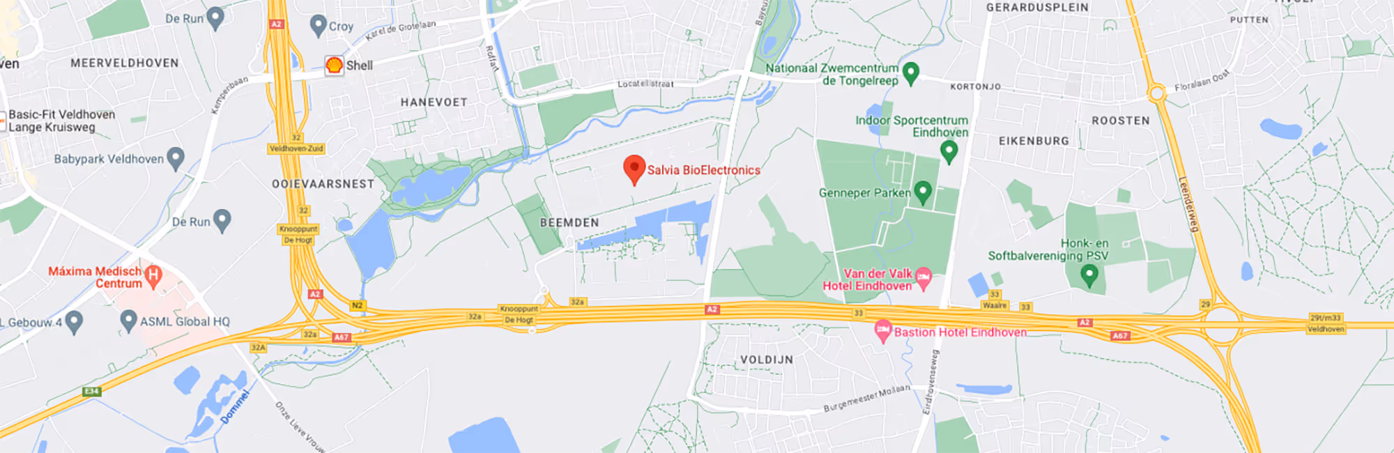 Salvia location in Eindhoven on Google Maps