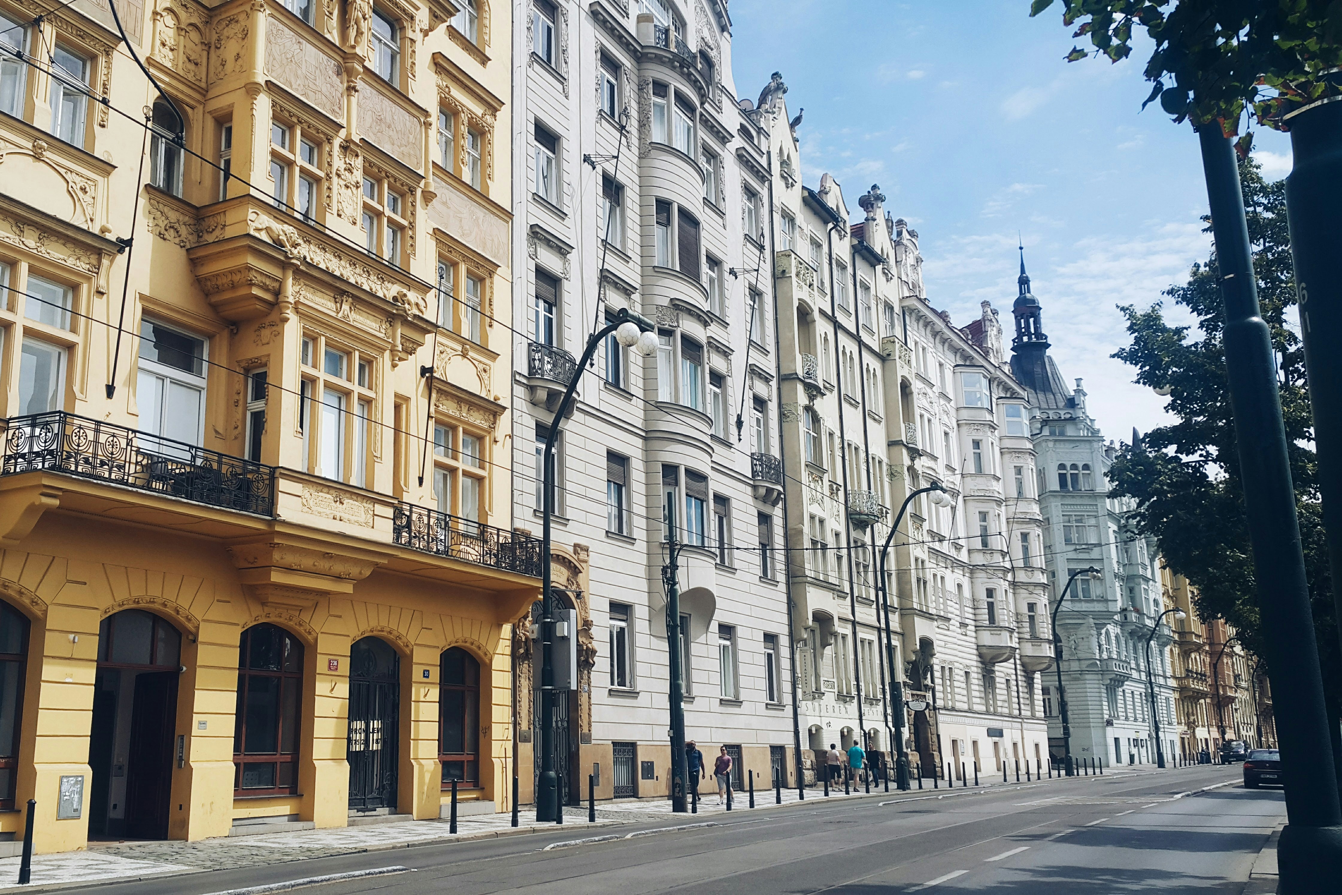 Historische Häuserfassade