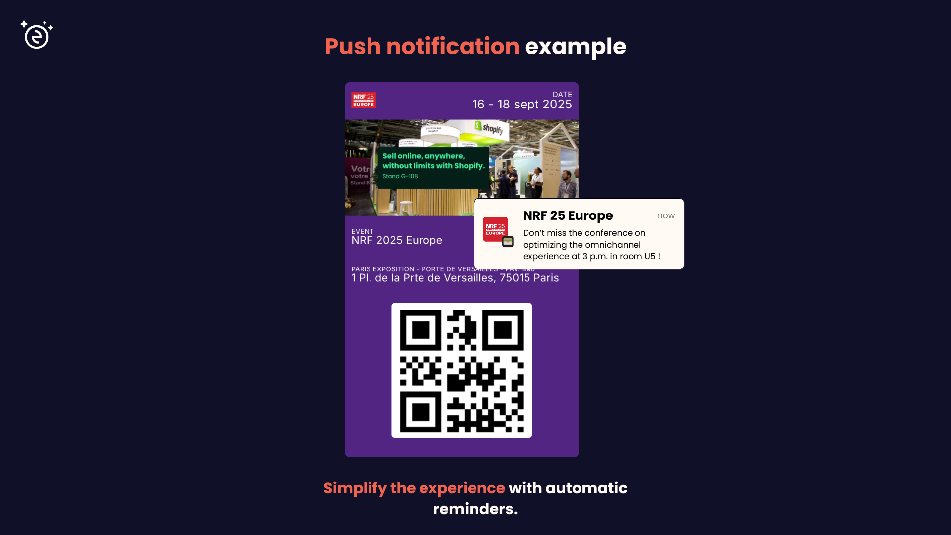 Example of a well written wallet push notification