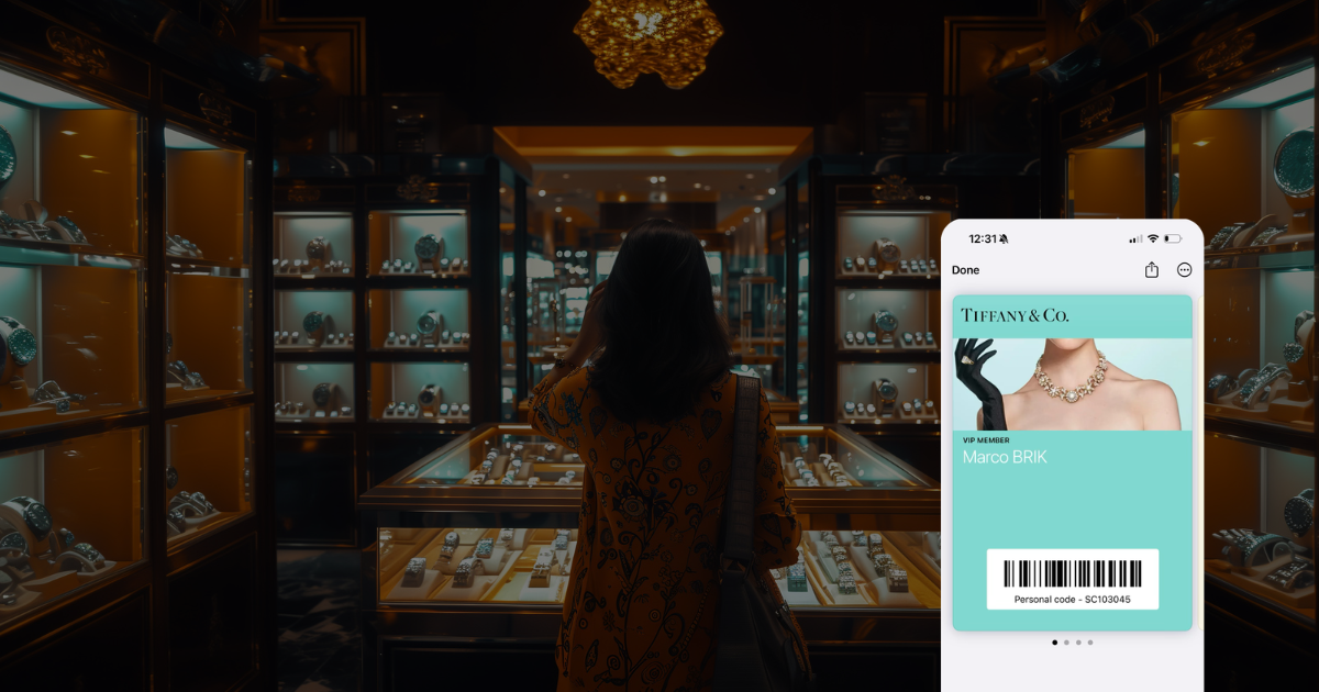 Clienteling digital dans le luxe : comment le wallet mobile prolonge la relation client ?