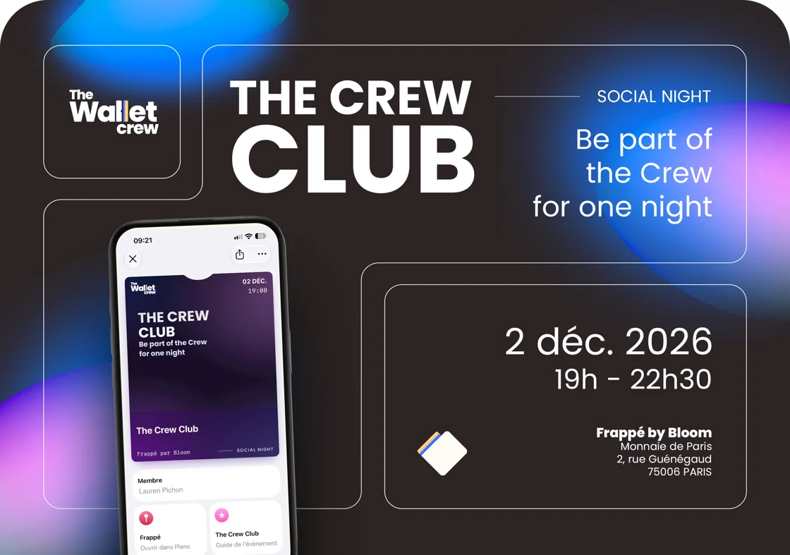 Clients, partenaires et amis du Crew se retrouvent chez Frappé by Bloom, à la Monnaie de Paris, pour une soirée conviviale et festive : témoignages, intervention de Google et surprises.