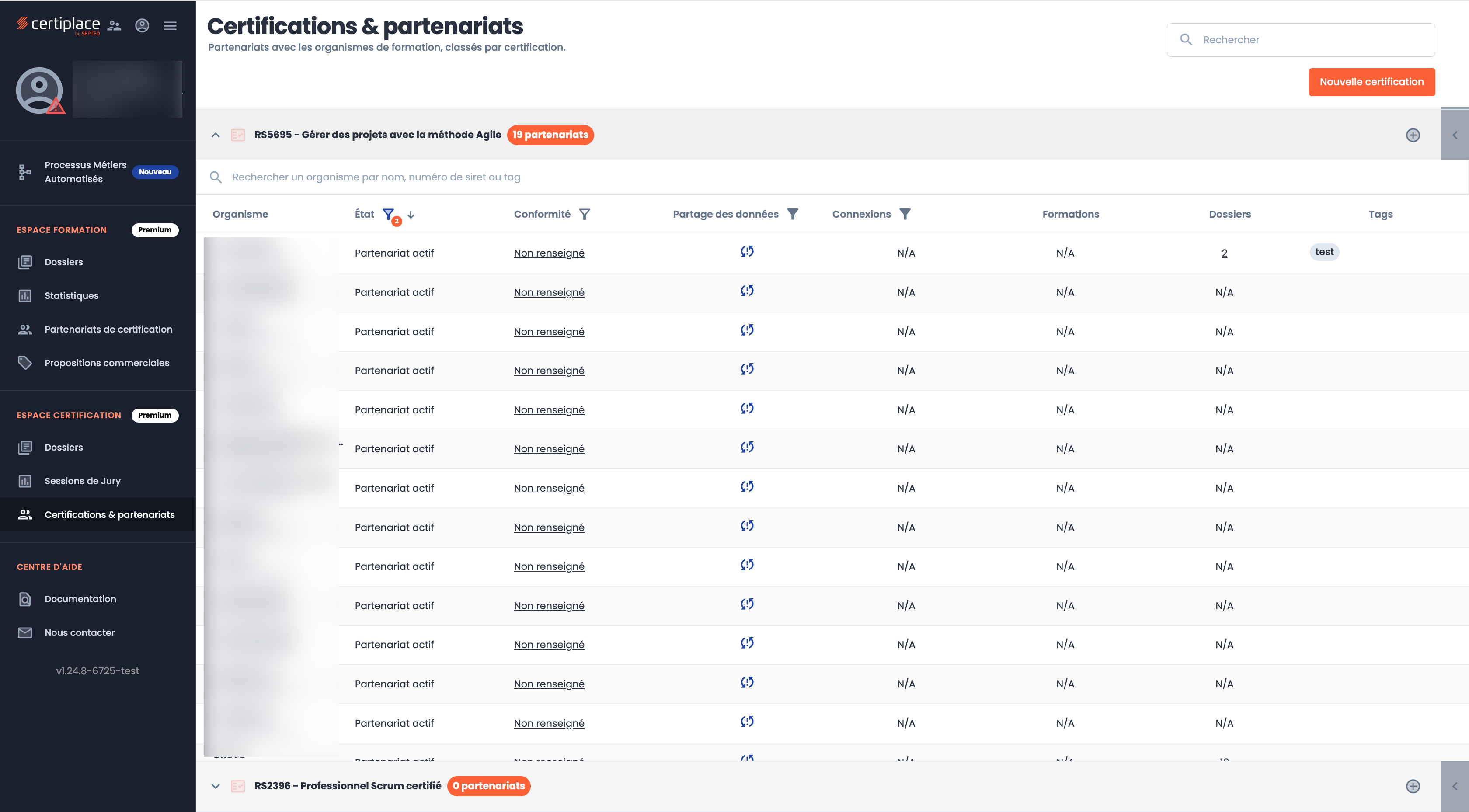 CRM et prospection pour organisme de formation