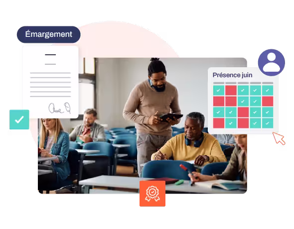 Émargement numérique pour suivre l'assoduité