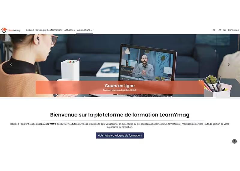 Plateforme digitale LearnYmag