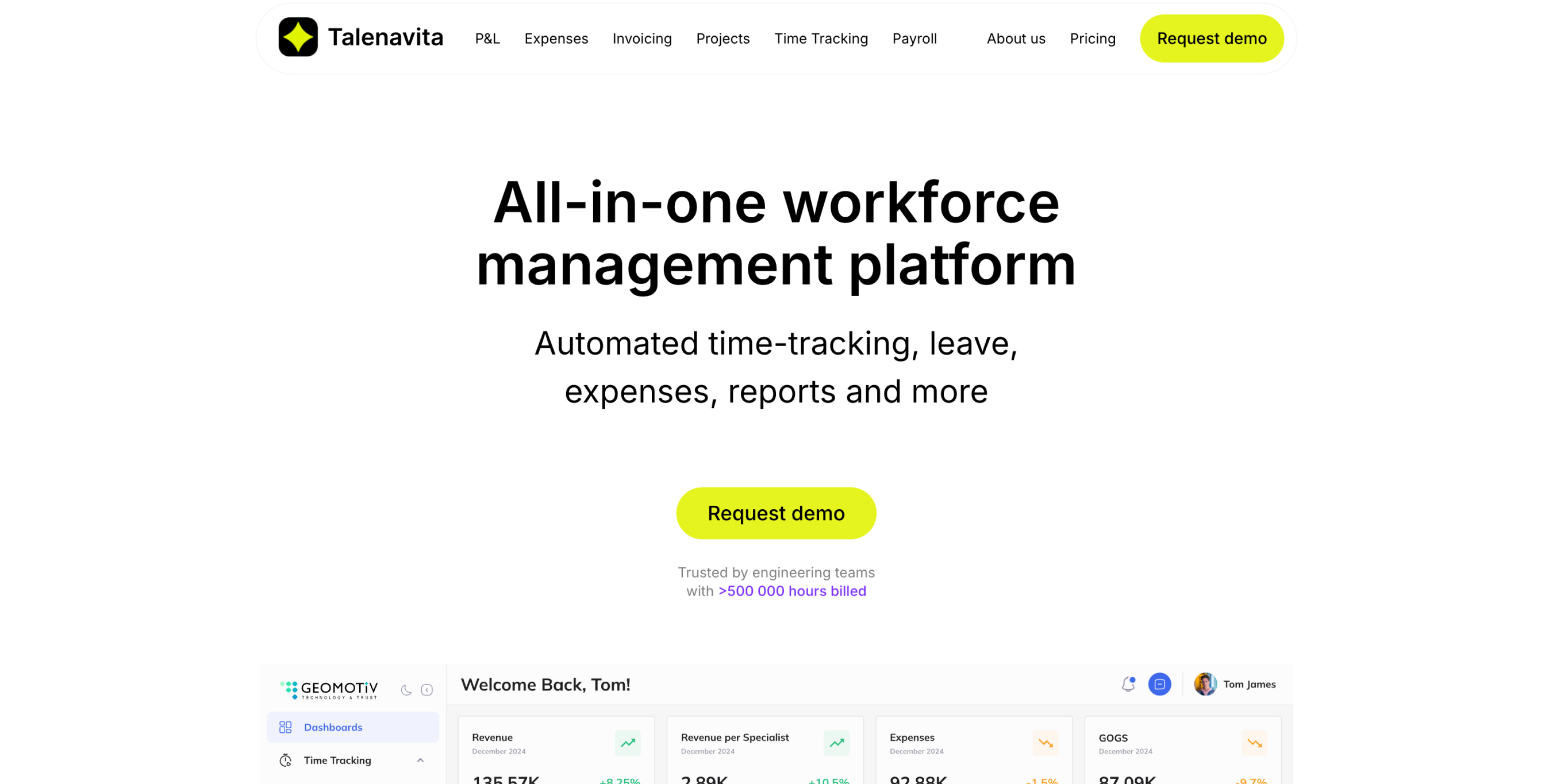 Talentavita webflow website developed