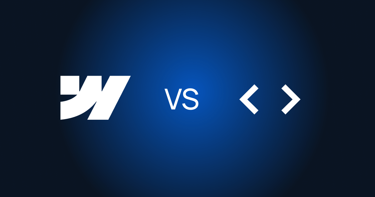 webflow vs traditional development time savings