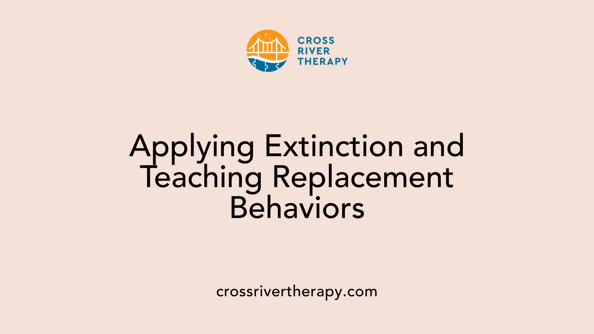 Applying Extinction and Teaching Replacement Behaviors