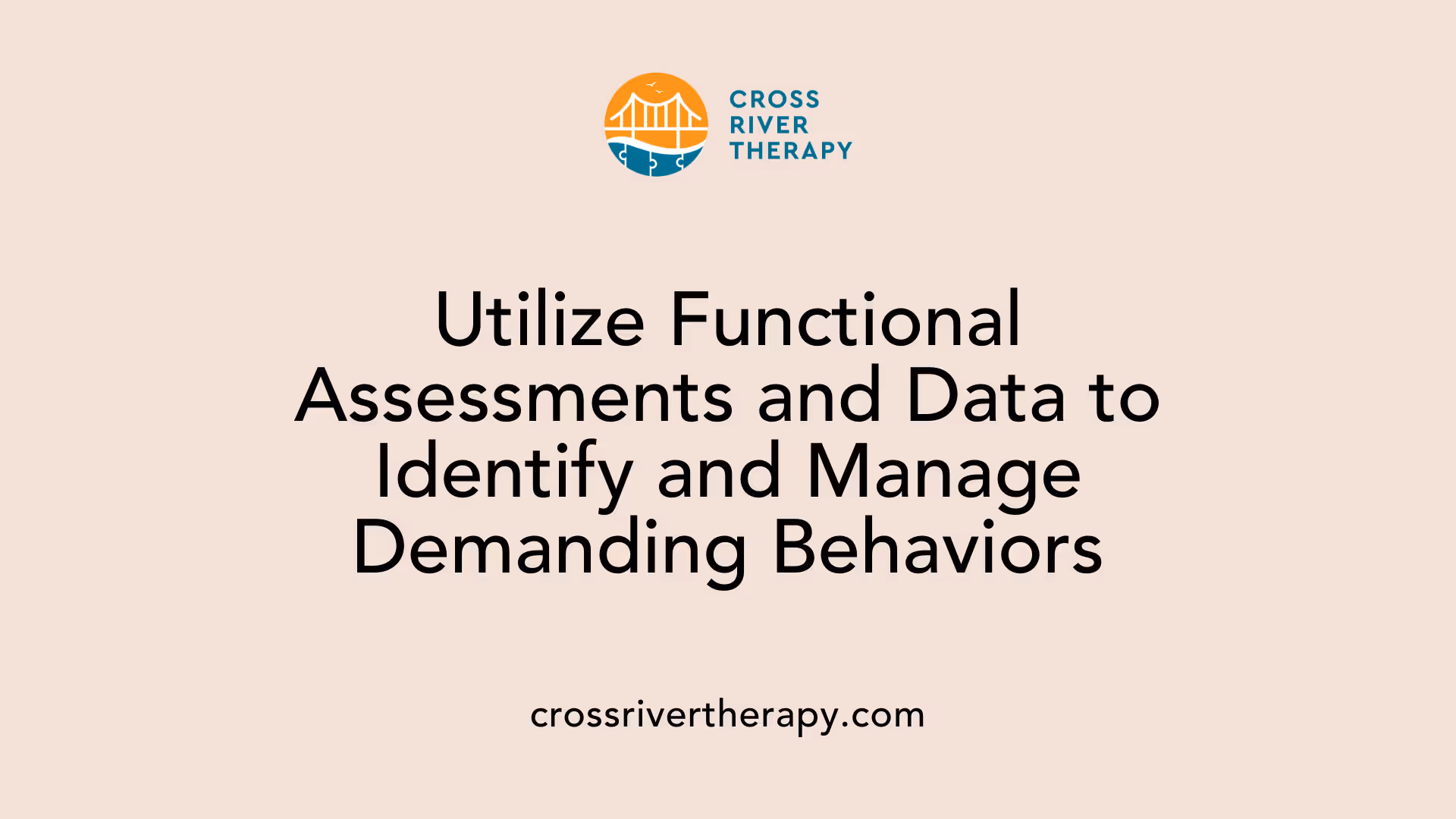 Utilize Functional Assessments and Data to Identify and Manage Demanding Behaviors