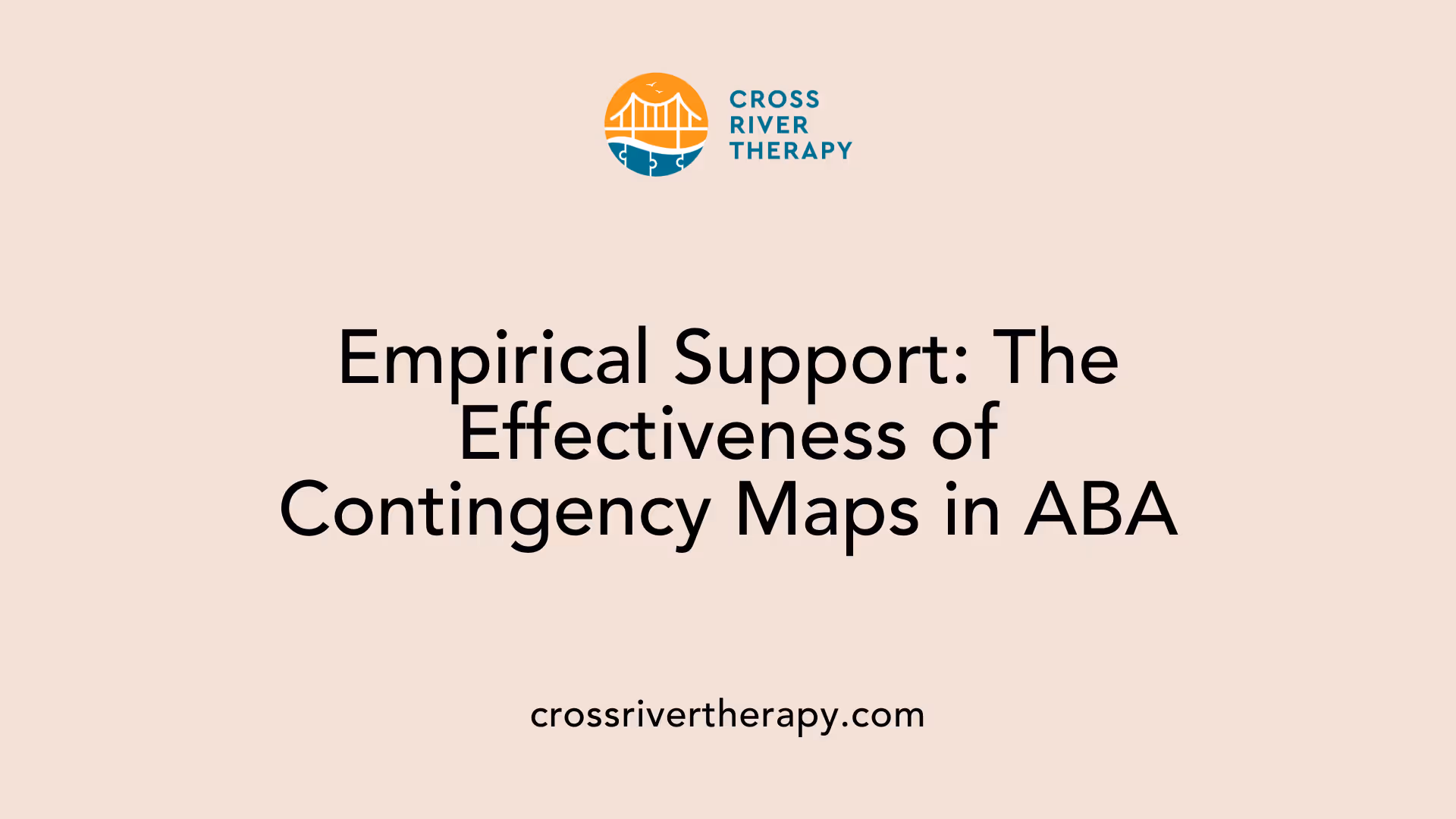 Empirical Support: The Effectiveness of Contingency Maps in ABA