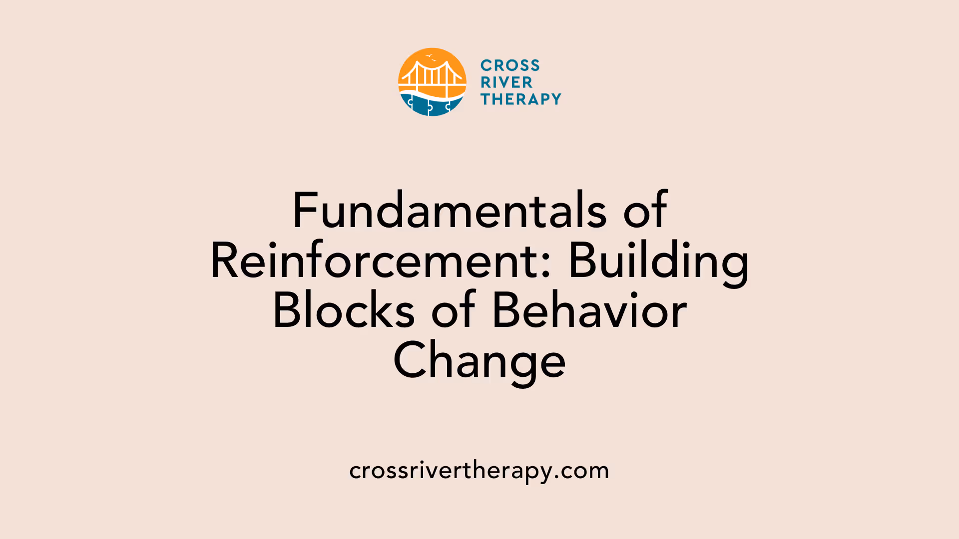 Fundamentals of Reinforcement: Building Blocks of Behavior Change