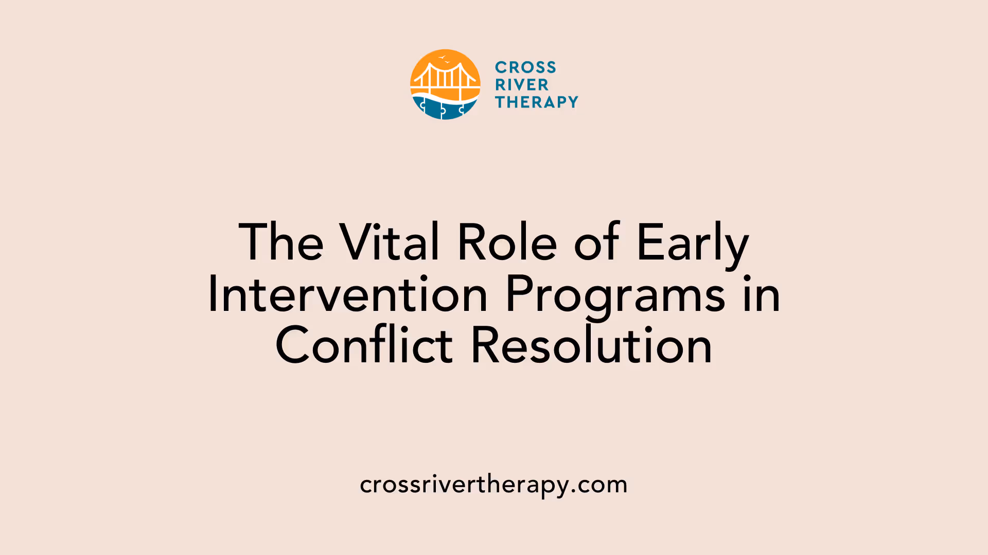 The Vital Role of Early Intervention Programs in Conflict Resolution