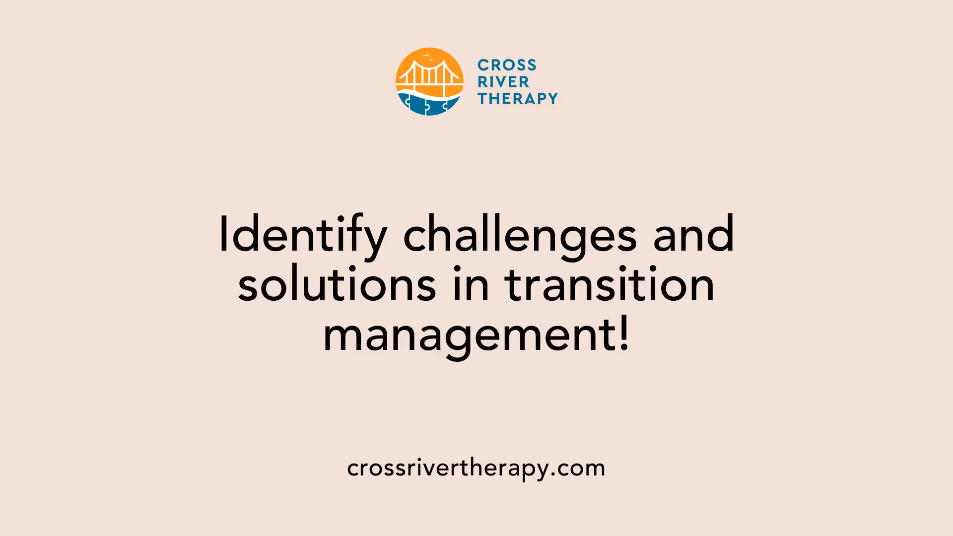 Identify challenges and solutions in transition management!