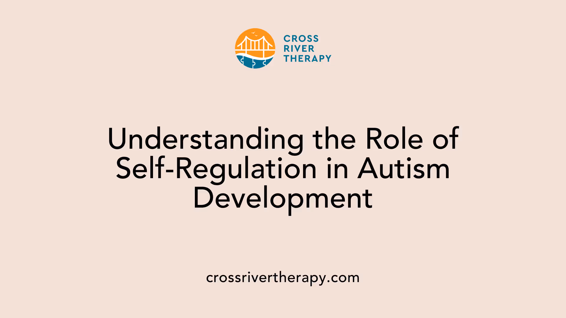 Understanding the Role of Self-Regulation in Autism Development