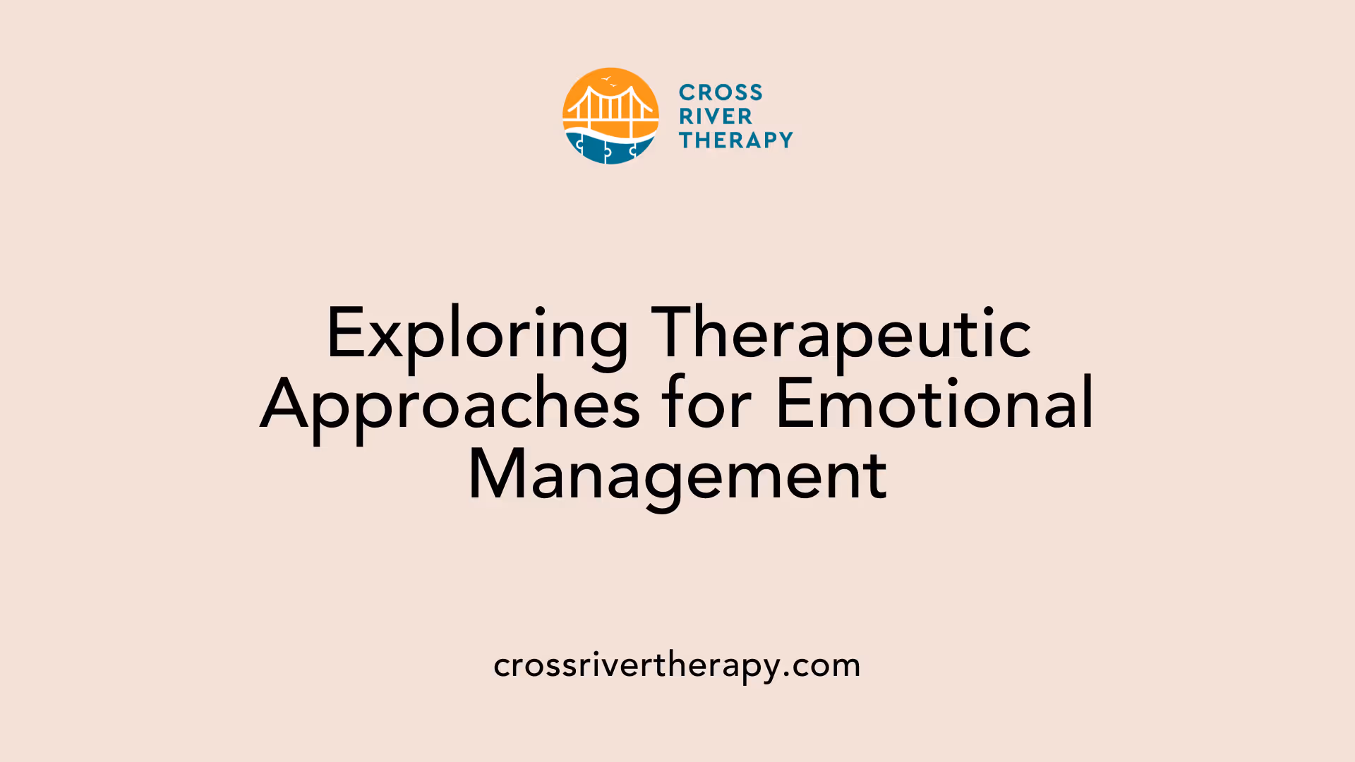 Exploring Therapeutic Approaches for Emotional Management