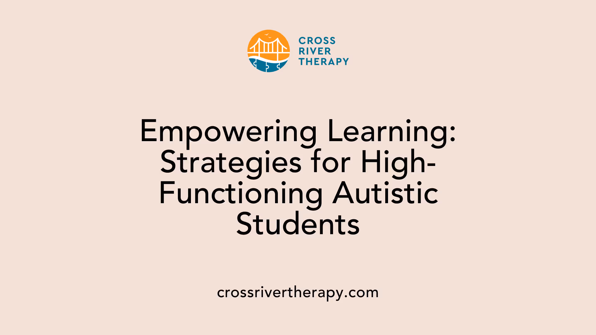 Empowering Learning: Strategies for High-Functioning Autistic Students