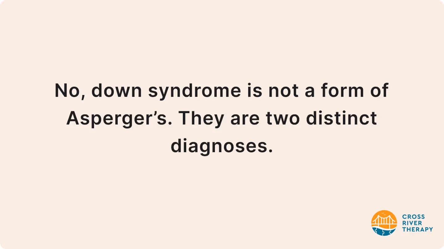 Is Down Syndrome A Form Of Aspergers?