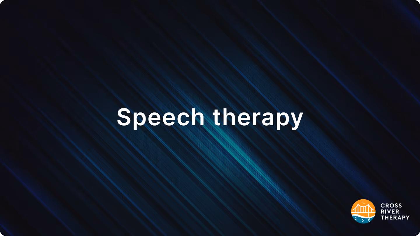 Speech therapy