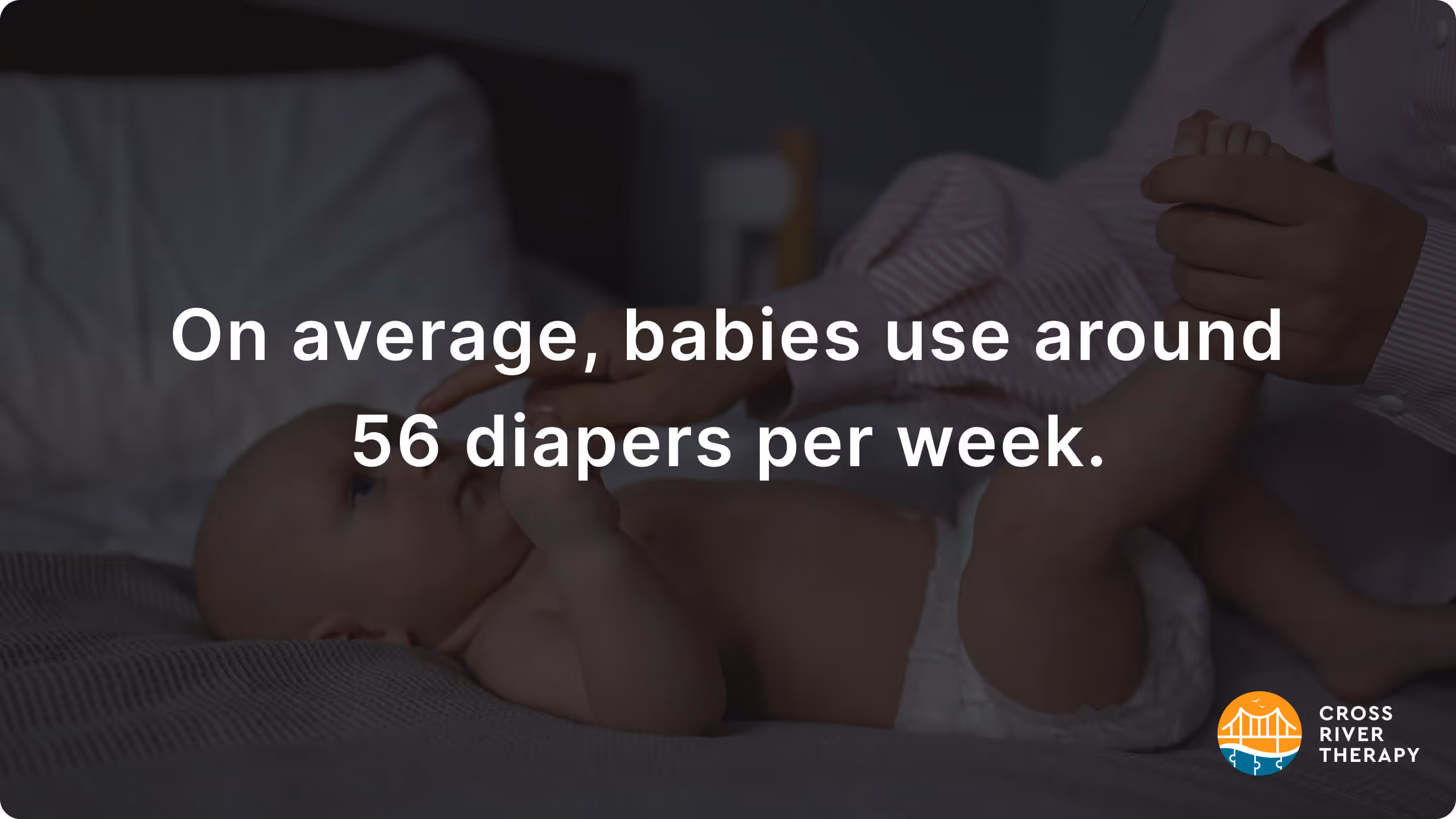 How many diapers do babies use per week?