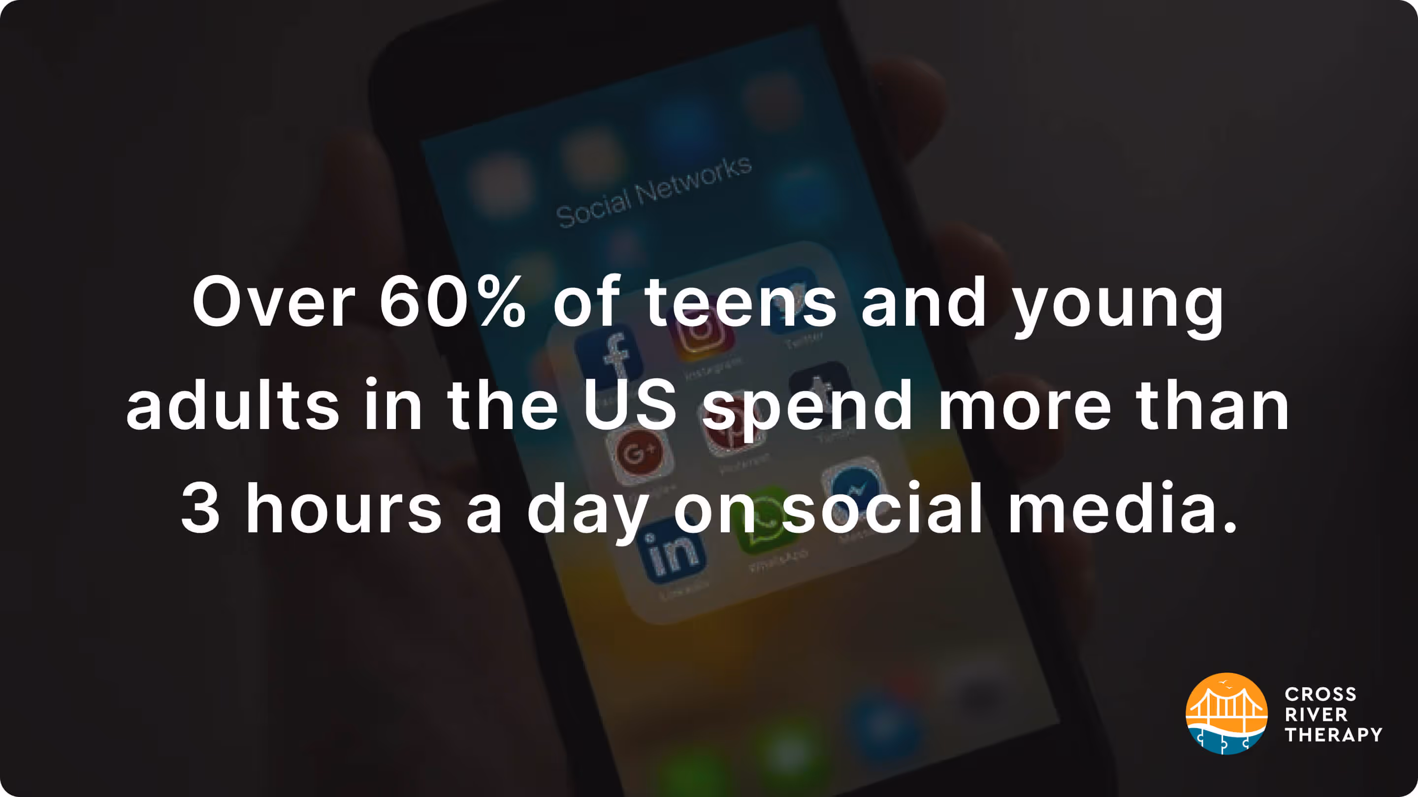 percent of teens and young adults addicted to social media