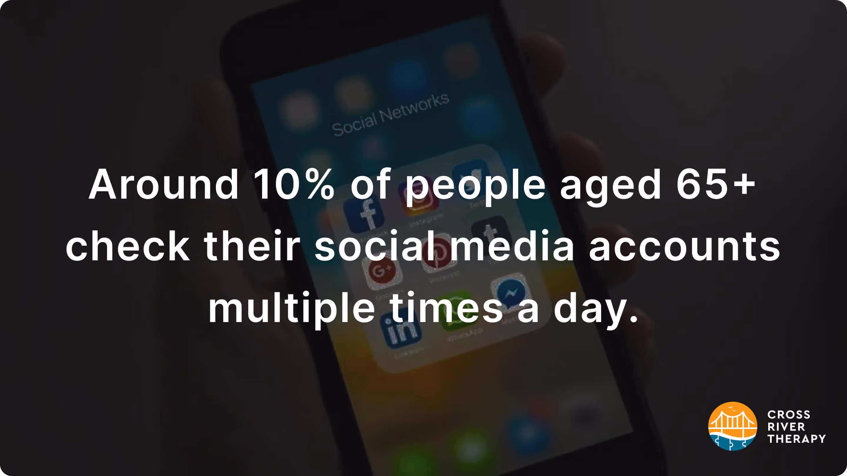 percentage of older adults who check social media multiple times per day