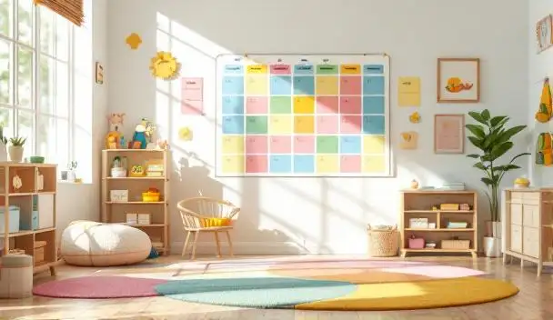 Creating a consistent visual schedule for home use