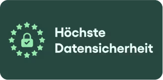 Badge: Höchste Datensicherheit