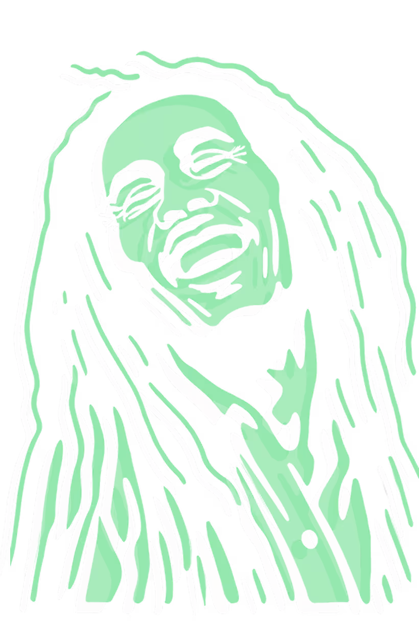 Illustration von Bob Marley