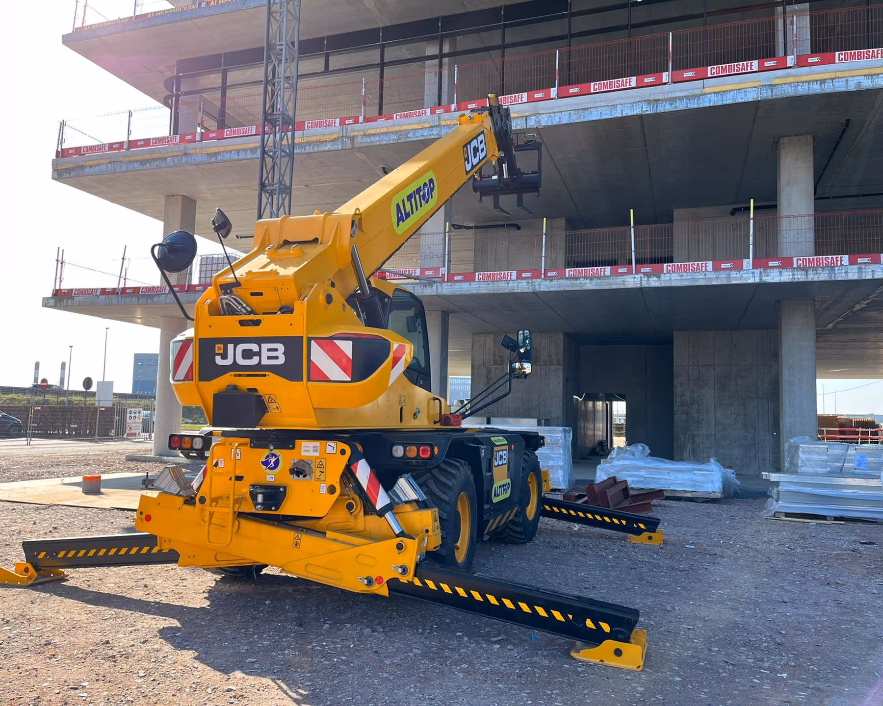 Illustratieve afbeelding: JCB roterende verreikers
