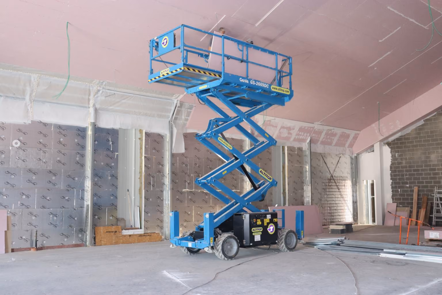 Illustrative image: Drywall installation