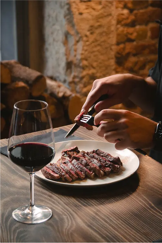 one of our special asado meat dishes