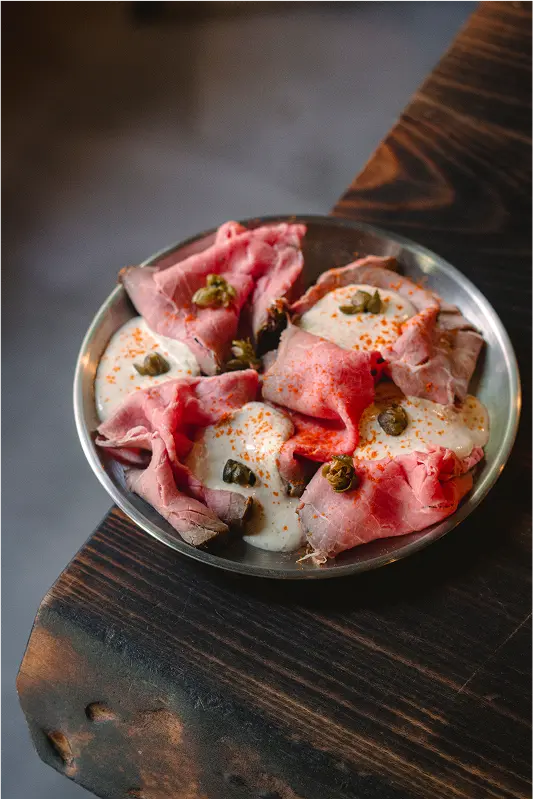 one of our special asado meat dishes