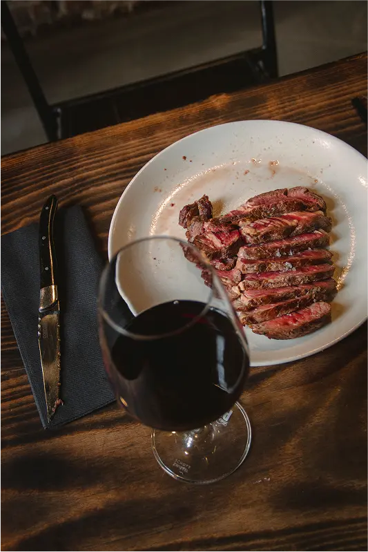 one of our special asado meat dishes