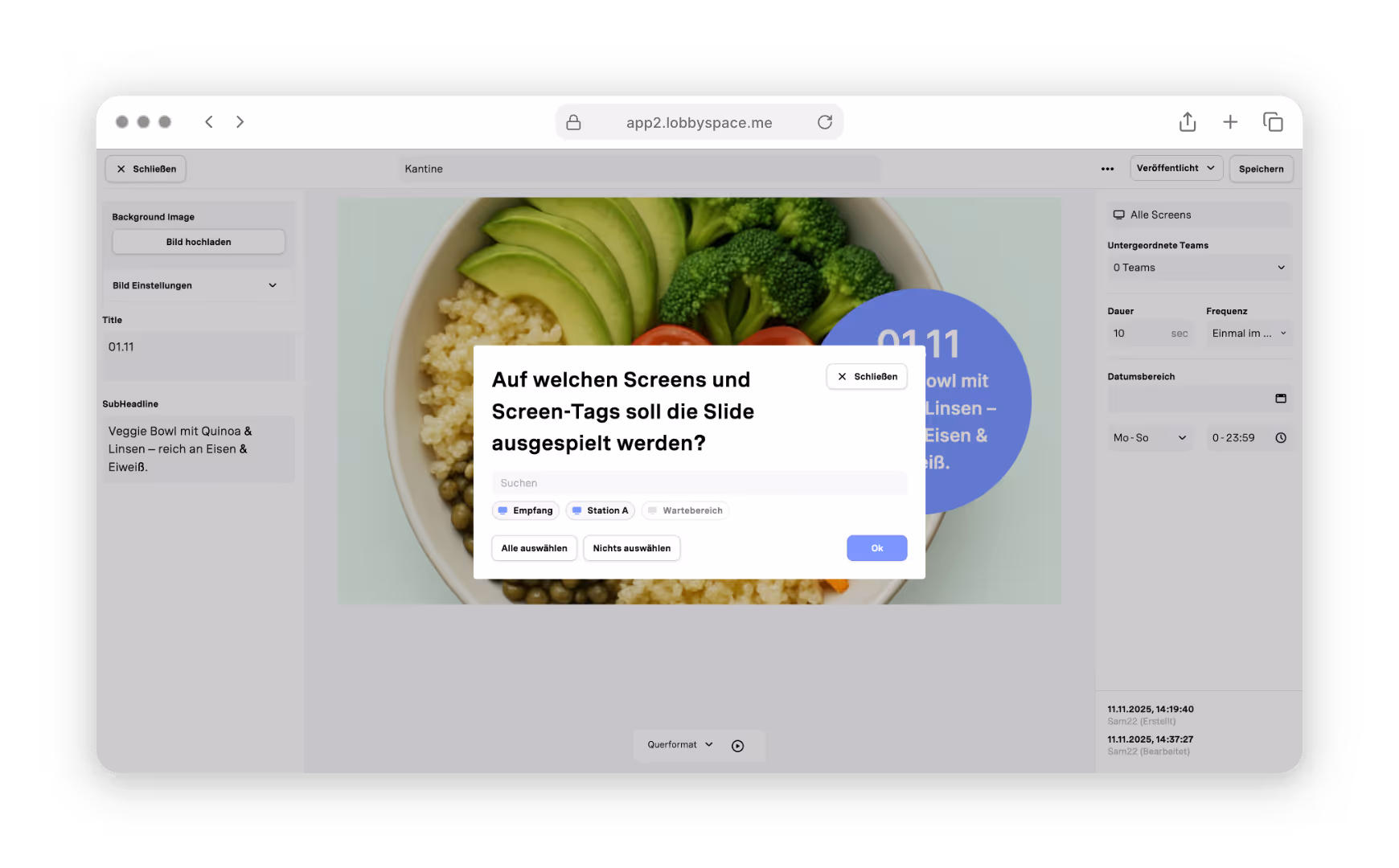 Digital Signage Gesundheitswesen