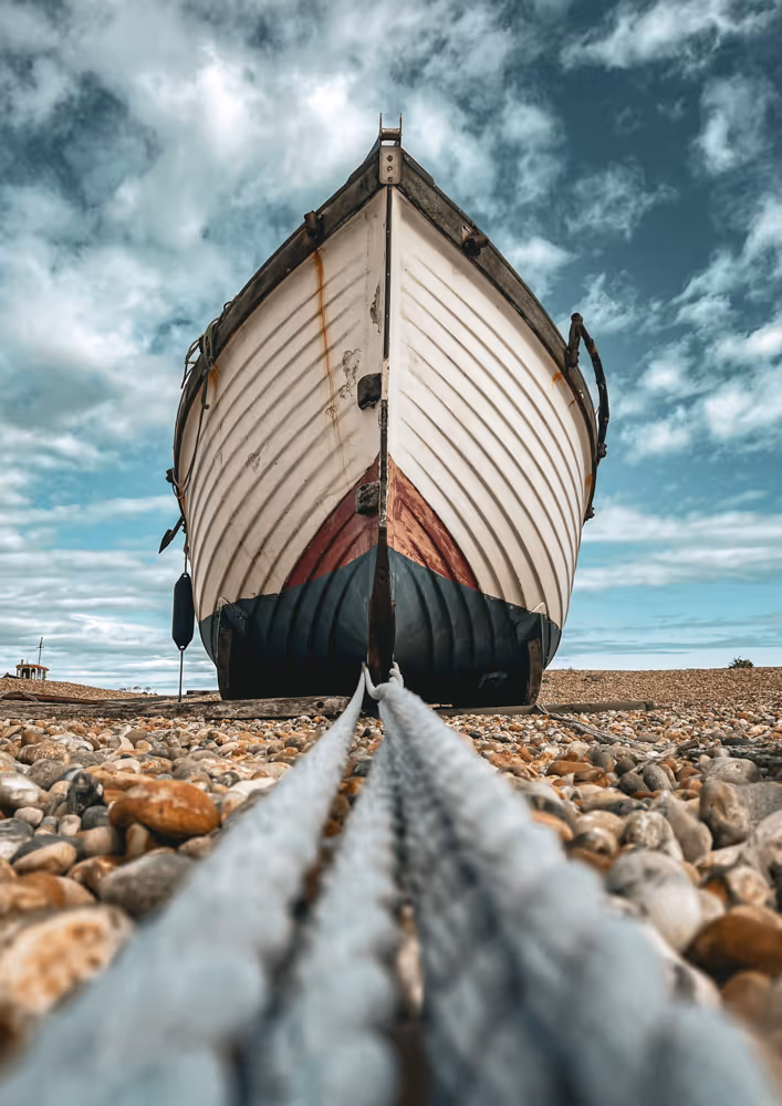 Andy Watts Photography Boat on Deal beach