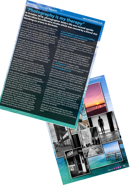 Community Ad Magazine featured Andy Watts