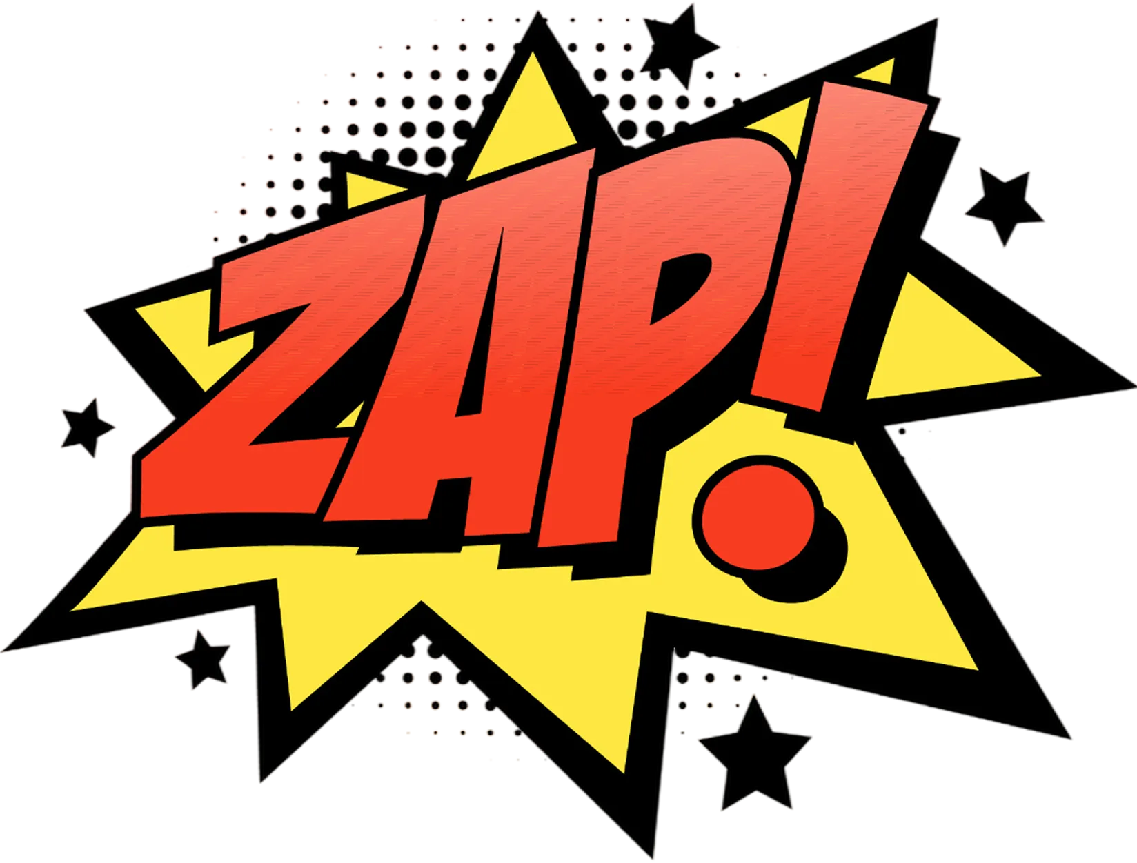 Pop art style "Zap!"