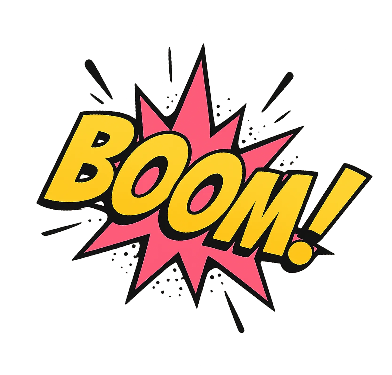 Pop art style "Boom!"
