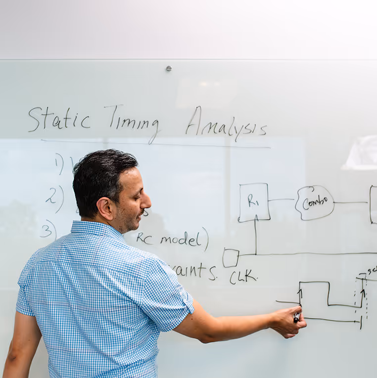 Marvell employee whiteboard session