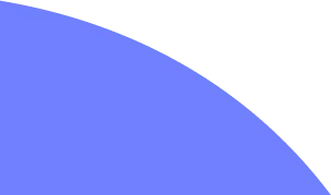 Partial view of a blue circular shape on a transparent background.